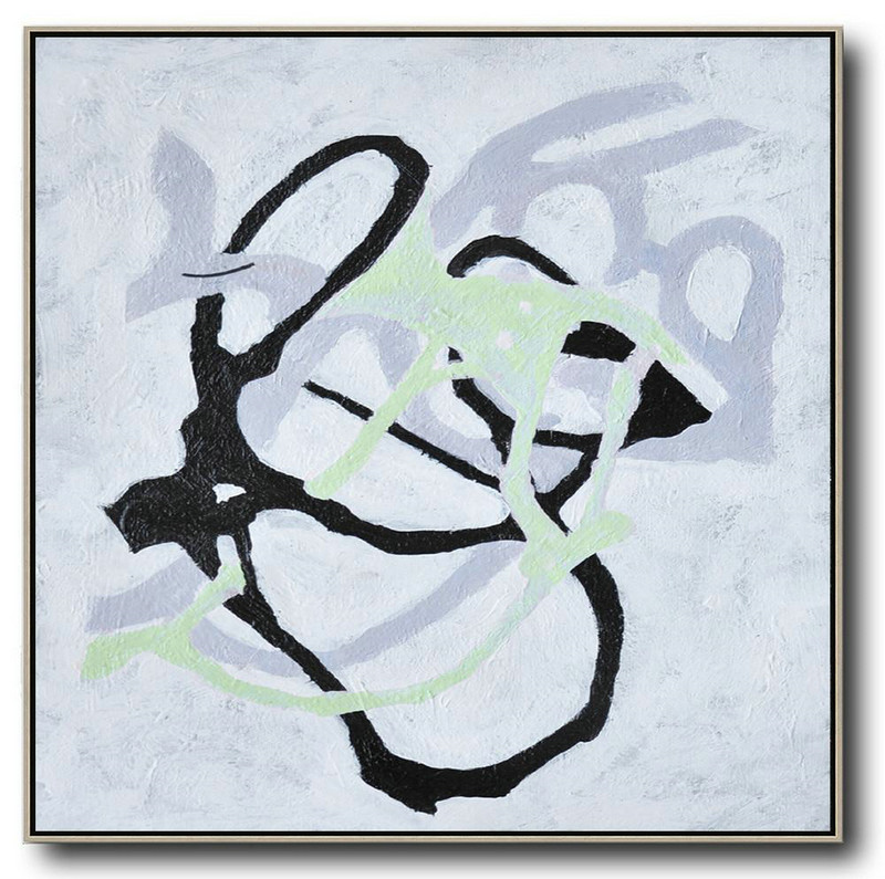Handmade Painting Large Abstract Art,Hand-Painted Oversized Minimal Painting On Canvas,Large Wall Art Home Decor